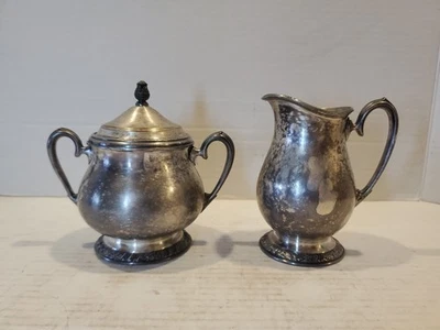 Juego de 2 cremas de azúcar Camille International Silver International Silver  Foto 1 de 4