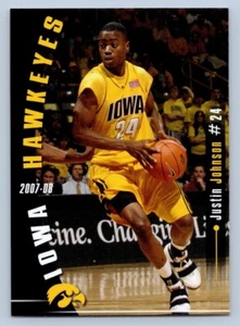 Justin Johnson 2007-08 Panchero's Iowa Hawkeyes College Basketball Card - Picture 1 of 2