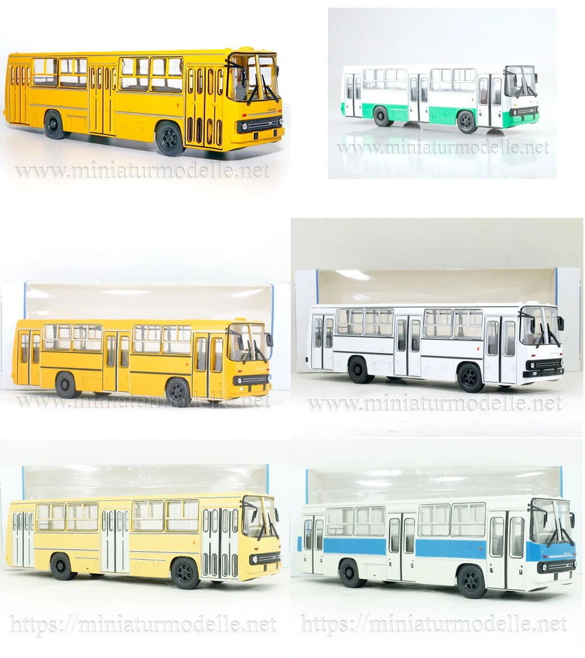 1:43 IKARUS 260 260.06 Stadtlinien DDR Russische Soviet Bus Modimio DDR UdSSR OV - Bild 1 von 1