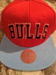 Chicago Bulls Mitchell & Ness "HWC Satin Reload Collection" SnapBack Mütze schwarz - Bild 1 von 6