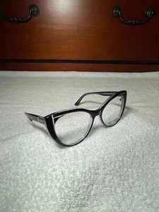 New Authentic KARL LAGERFELD KL6078 005 Black Crystal Eyeglasses - Picture 1 of 3