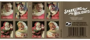 Scott # 5332-5335, Sparkling Holiday Booklet of 20 stamps MNH - Picture 1 of 2