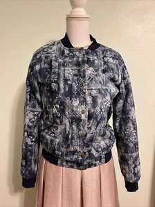 Art Class Girls Blue Bomber Jacket XL 14/16 - Picture 1 of 11
