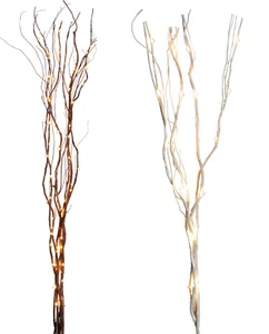 LED Batterie Lichterstrauch Dekostrauch Weidenstrauch 60 cm Indoor Farbwahl - Bild 1 von 4