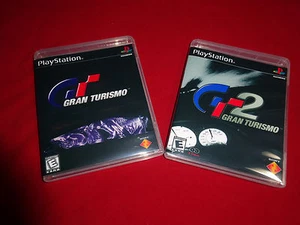 Empty Replacement Cases! GRAN TURISMO 1 2 --- PLAYSTATION PS1 PSX One GT2 - Picture 1 of 5