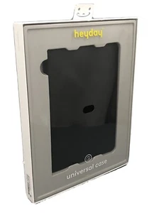 Heyday Universal Case for 7-8" Tablet (Apple, Samsung, Etc) - BLACK -Soft - Picture 1 of 6