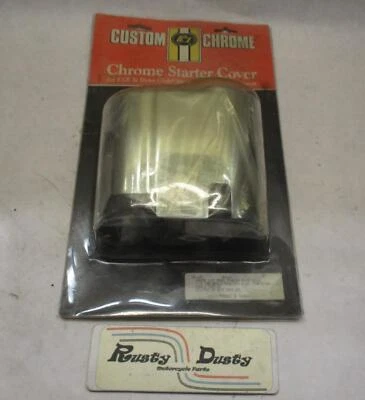 Custom Chrome Harley Davidson FXR Dyna Starter Motor Cover Late Model 28-609 - Image 1 of 3