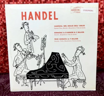 1960 Handel "Cantata/Sonatas/Trio Sonata" Counterpoint/Esoteric 515 LP (Sealed) - Image 1 of 4