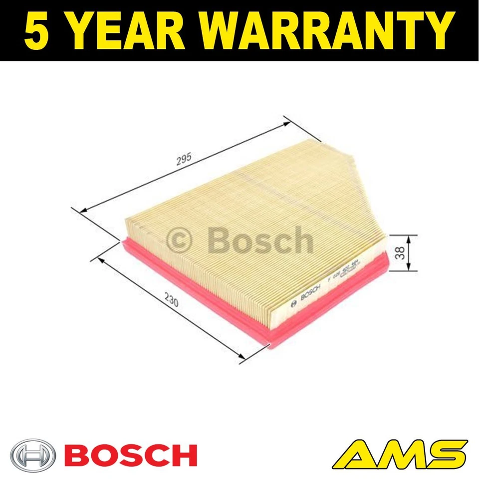 Fits BMW X5 2006-2010 4.8 Air Filter Left Bosch 13717548898 — 第 1/4 张图片