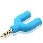 U-shaped Audio Cable 3.5mm Plug Headset Splitter U Type Adapter  Earphone