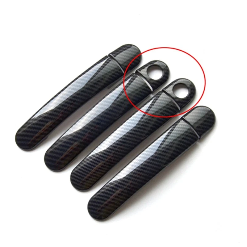 Cubiertas inteligentes de manija de puerta de coche de carbono ABS para VW Golf 4 MK4 Volkswagen 1997-2006 Foto 1 de 2