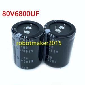 Nuevo condensador electrolítico de aluminio 6800uF 80V 2 pines 30/35*50/60 - Imagen 1 de 3