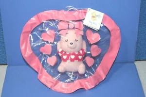Disney Winnie the Pooh Pink Balloon Plush Doll Baby Pooh Funny & CUTE Ser 6.69" - Picture 1 of 9