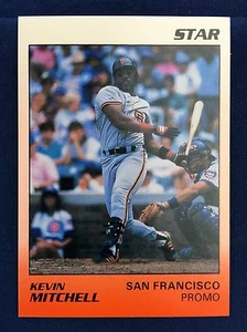 1989 Star Company KEVIN MITCHELL Limited Edition PROMO CARD E5105130 - Picture 1 of 1