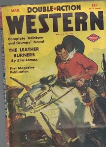Double Action Western Pulp March 1946 Bliss Lomax Cliff Campbell - Bild 1 von 1
