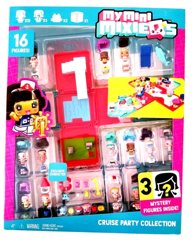 MyMini MixieQ's Cruise Party Collection 16 Figures 3 Bonus Mystery Figures NWT Cover