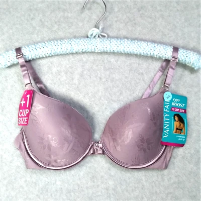 Sujetador push up Vanity Fair Ego Boost Add talla A +1 copa talla para mujer 34C lila pálida Foto 1 de 4