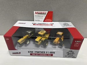 1:64 Case IH & IH 4WD 3 Piece Toy Tractor Times Edition - Industrial Chase Set - Picture 1 of 4