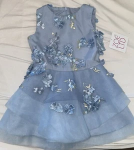 Zoe size 4 blue dress - Picture 1 of 1