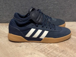 Adidas City Cup Footwear Blue Gum Skateboard Sneaker Trainers VGC Size 7.5UK - Picture 1 of 13
