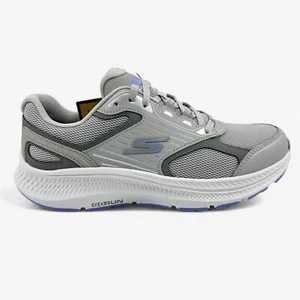 Skechers Go Run Consistent 2.0 Advantage Gray Lavender Womens Athletic Sneaker - Picture 1 of 6