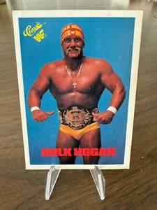 1990 Classic WWF Hulk Hogan Base #1 Wrestling Card - Picture 1 of 2
