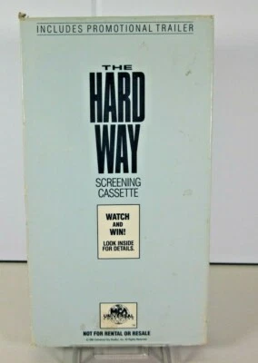 The Hard Way (1991) - VHS - Michael J. Fox - James Woods -Promotional Screener - Image 1 of 4