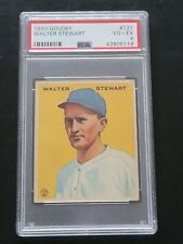 Carte de baseball Walter Stewart 1933 Goudey PSA 4 VG-EX #121