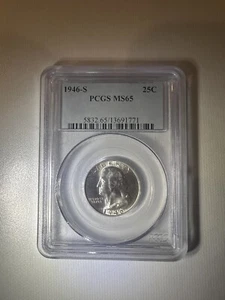 1946-S Washington Quarter PCGS MS-65 - Picture 1 of 2