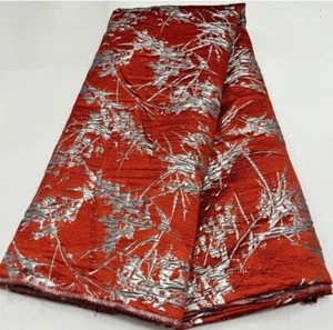 african lace fabric 5 yards, Jacquard brocade  - Picture 1 of 1
