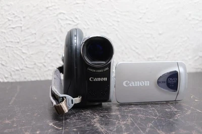 Canon DC310 DVD Camcorder Video Camera Silver Read - Image 1 of 4