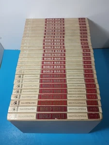 The Illustrated World War II Encyclopedia Set Of 1-24! No Marks Clean Set - Bild 1 von 8