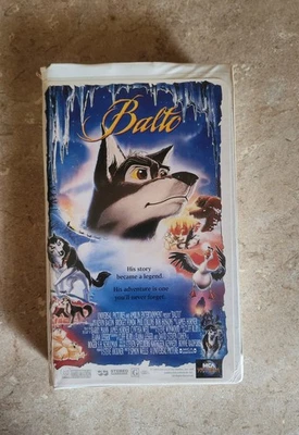 Balto VHS 1996 Animated Movie White Clamshell MCA Universal Home Video Foto 1 de 4