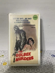 The Toolbox Murders (VHS, 1987) Horror - Rare - FastShip! - Imagen 1 de 5