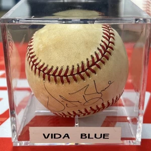 Vida Blue Becket Authentic Autographed Baseball - Picture 1 of 3