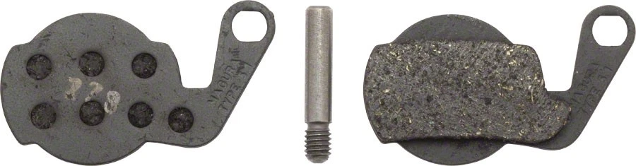 Pastillas de freno de disco Magura tipo 5.1 rendimiento orgánico con respaldo de acero para Foto 1 de 1