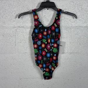 Nike Niñas Grandes Jardín Fiesta U-Back Traje de Baño de Una Pieza - Negro Pequeño (8) $46 - Imagen 1 de 11