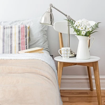 Sherpa Flannel Fleece 50" x 60" Blanket Soft Cozy Warm Throw Sofa Couch Bed - Image 1 of 4