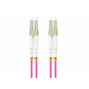 Lanberg MULTI LC/UPC-LC/UPC DUPLEX OM4 50/125 LSZH PURPLE 1M FIBRE LOCK - Photo 1/1