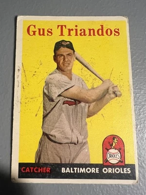 1958 Topps бейсбол - Gus Triandos (Baltimore Orioles) #429 - бедный - Изображение 1 из 2