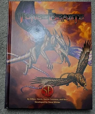 Dungeons & Dragons D&D 5th Ed Tome of Beasts I de Kobold Press (tapa dura) Foto 1 de 3