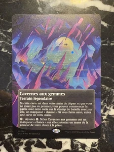 MTG EOS Poster Stellar Sights 151 — Gemstone Caverns GALAXY FOIL FR  — NM French - Picture 1 of 2