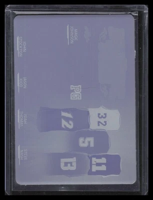 Placas de impresión 2020 Leaf #ATT5-09 Magic Stockton Kidd Thomas Nash negras #/1 Foto 1 de 2