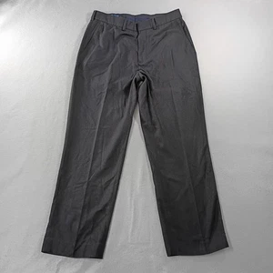 Polo Ralph Lauren Straight Flat Front Gray Wool Blend Dress Pants Men Sz 32x29 - Picture 1 of 6