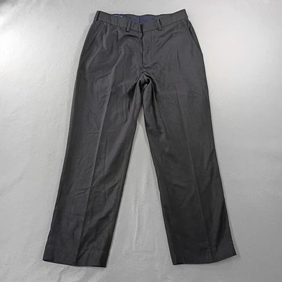 Polo Ralph Lauren Straight Flat Front Gray Wool Blend Dress Pants Men Sz 32x29 - Image 1 of 4