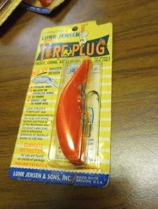 2x Vintage Luhr Jensen 3" Fire Plug LOT NOS In Original Packaging Qty available - Picture 1 of 4