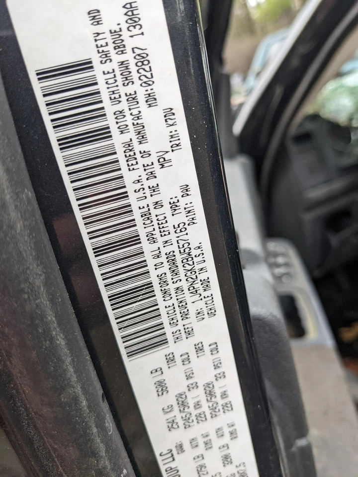 Motor Motor JEEP LIBERTY 09 10 11 12 3,7 L VIN K OCTAVO DÍGITO *SOLO RECOGIDA* Foto 1 de 1