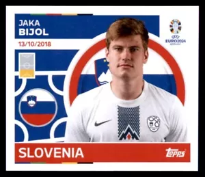 Topps Euro 2024 Sticker - Jaka Bijol Slovenia No. SVN4 - Picture 1 of 2