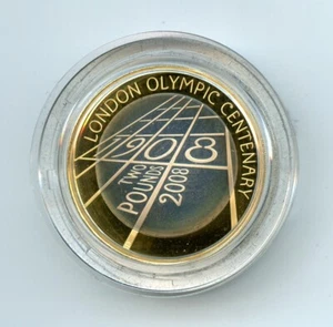 GREAT BRITAIN 2008 £2 Pounds Silver Proof The 4th Olympiad - London KM# 1105a - Picture 1 of 6