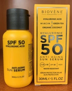BIOVÈNE - HYALURONSÄURE NIACIN GRÜNTEE BIO KOKOS LSF50 ANTI AGING 🌞 - Bild 1 von 5